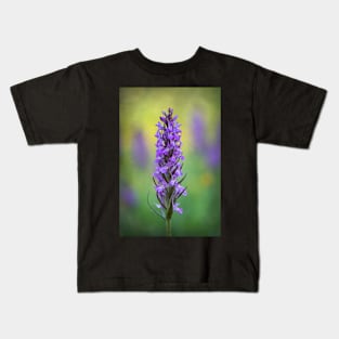 Northern Marsh Orchid Kids T-Shirt